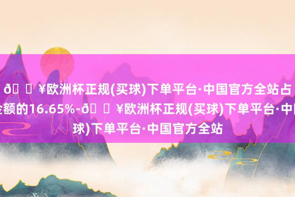 🔥欧洲杯正规(买球)下单平台·中国官方全站占当日买入金额的16.65%-🔥欧洲杯正规(买球)下单平台·中国官方全站