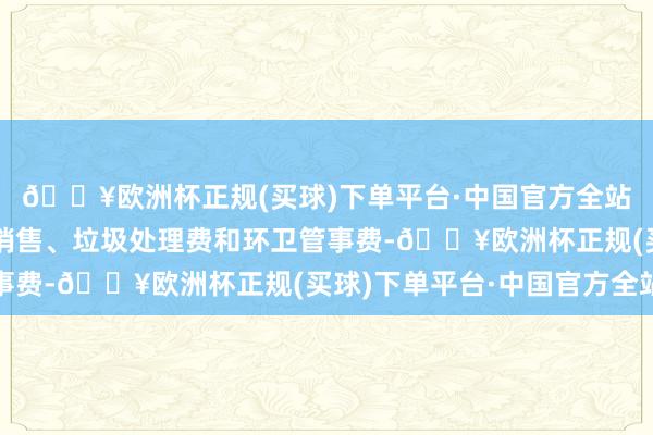 🔥欧洲杯正规(买球)下单平台·中国官方全站收入开首主要为电力销售、垃圾处理费和环卫管事费-🔥欧洲杯正规(买球)下单平台·中国官方全站