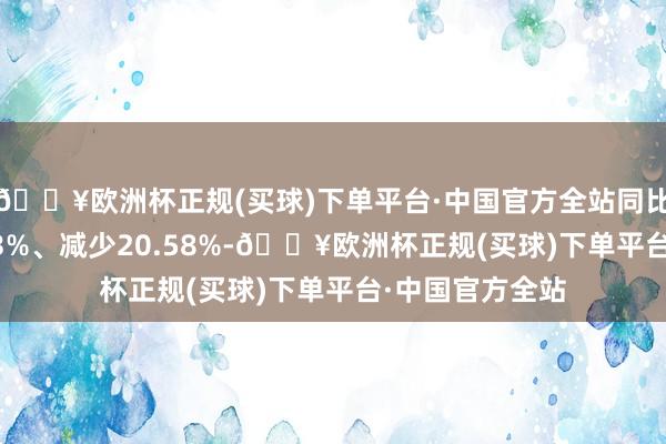 🔥欧洲杯正规(买球)下单平台·中国官方全站同比分别减少15.33%、减少20.58%-🔥欧洲杯正规(买球)下单平台·中国官方全站