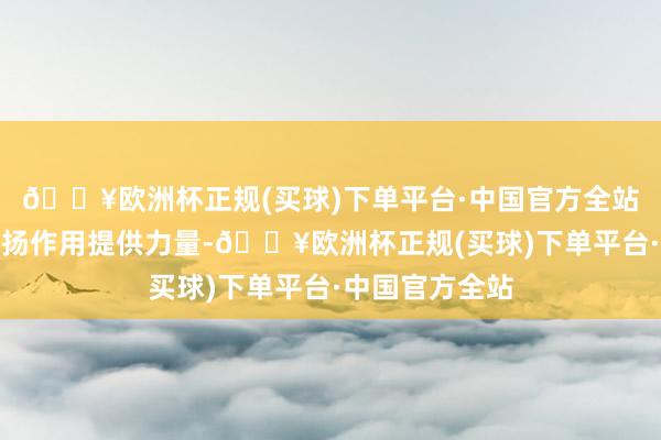 🔥欧洲杯正规(买球)下单平台·中国官方全站为国会平淡阐扬作用提供力量-🔥欧洲杯正规(买球)下单平台·中国官方全站