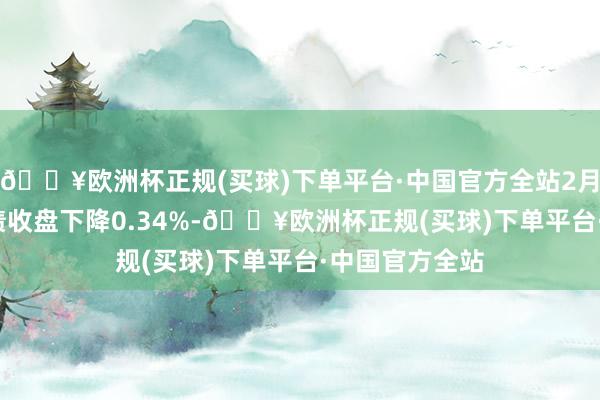 🔥欧洲杯正规(买球)下单平台·中国官方全站2月11日永22转债收盘下降0.34%-🔥欧洲杯正规(买球)下单平台·中国官方全站